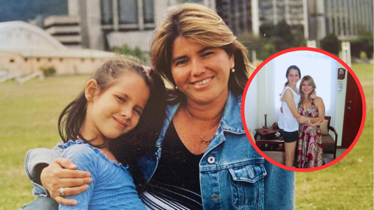 Gloria Acosta y Lavinia Valbonesi en diferentes etapas de sus vidas.