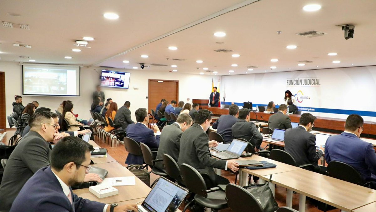 Diligencia. En el Complejo Judicial Norte se formulan cargos por el caso Encuentro, el 24 de noviembre.