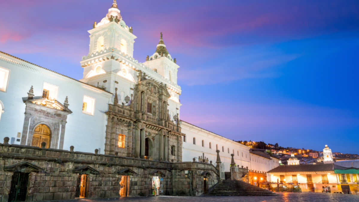 Ciudad de Quito, capital del Ecuador.
