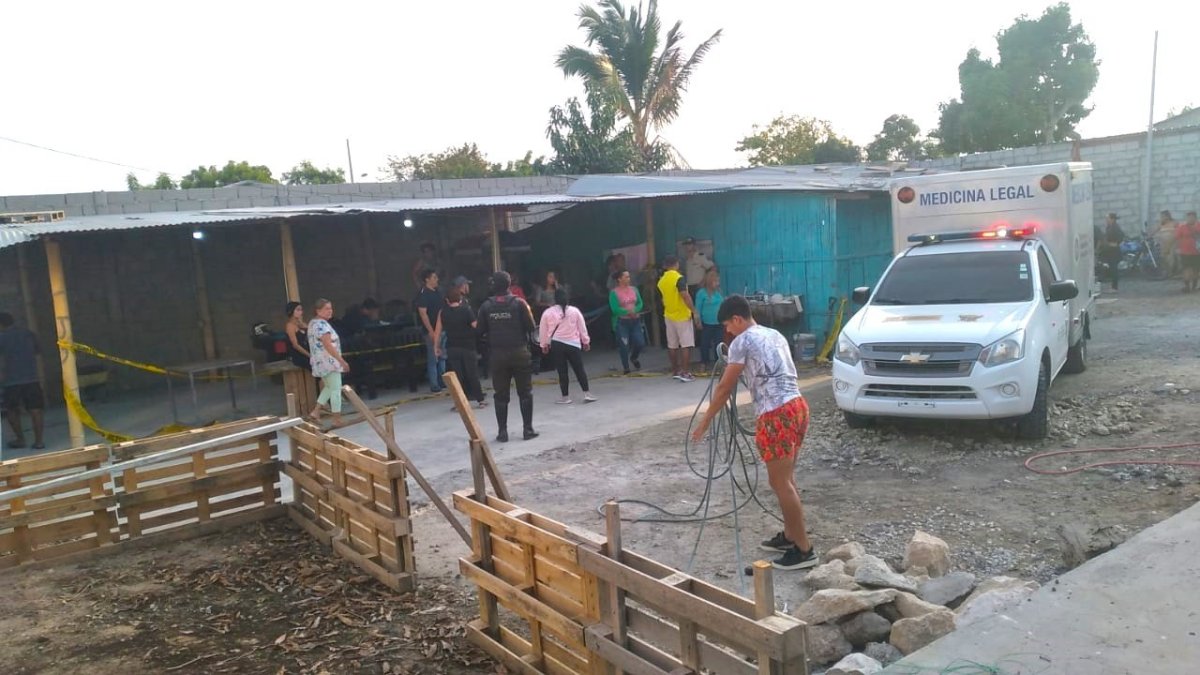 Escena. En un pequeño inmueble de caña que tiene un enorme patio fue encontrado sin vida Pedro Villaprado.