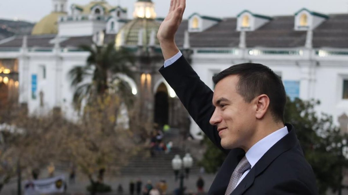 El presidente de la República, Daniel Noboa.