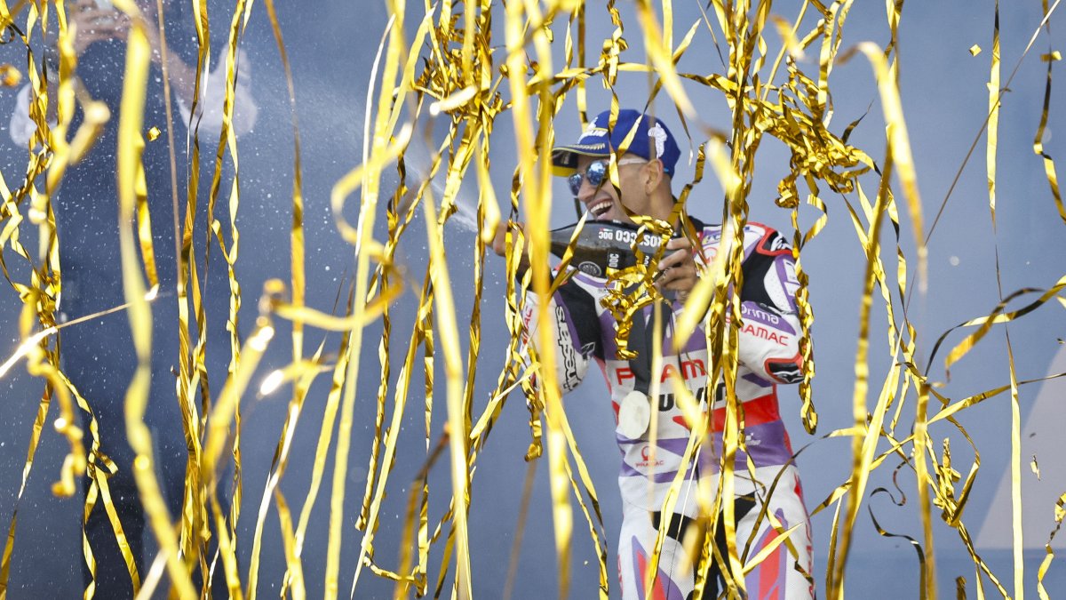 Jorge Martín (Ducati Desmosedici GP23) se mete en la pelea por el título Mundial.