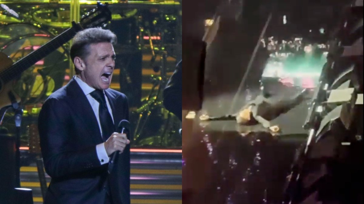 Luis Miguel logró reincorporarse y continuar con el concierto, llevado a cabo en Ciudad de México.