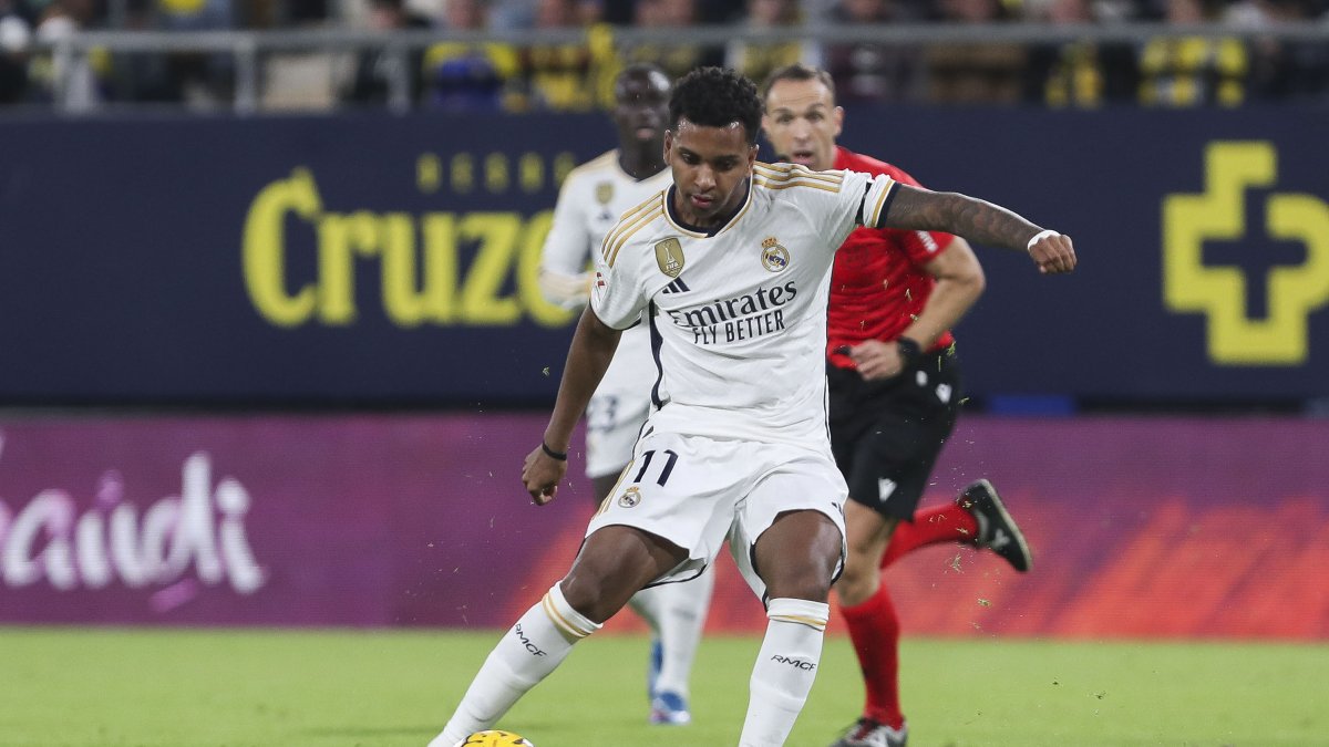 Rodrygo, delantero de Real Madrid.