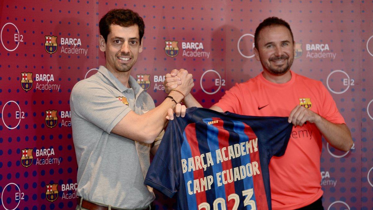 Primera edición del Barça Academy en Ecuador.