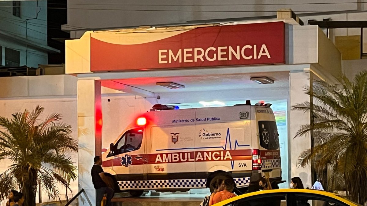 El presunto sicario fue trasladado al Hospital Teófilo Dávila, de Machala, donde horas después falleció.
