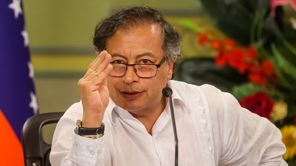 Bogotá. Gustavo Petro, presidente de Colombia, este domingo.