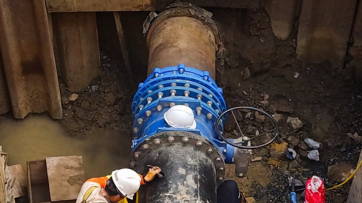 En la imagen, instante en el que se llevaron los trabajos.