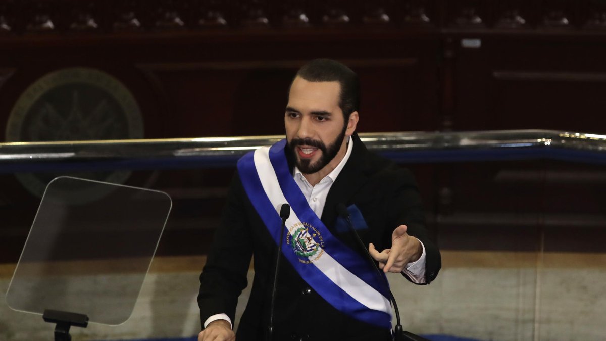 El presidente de El Salvador, Nayib Bukele, en una fotografía de archivo.