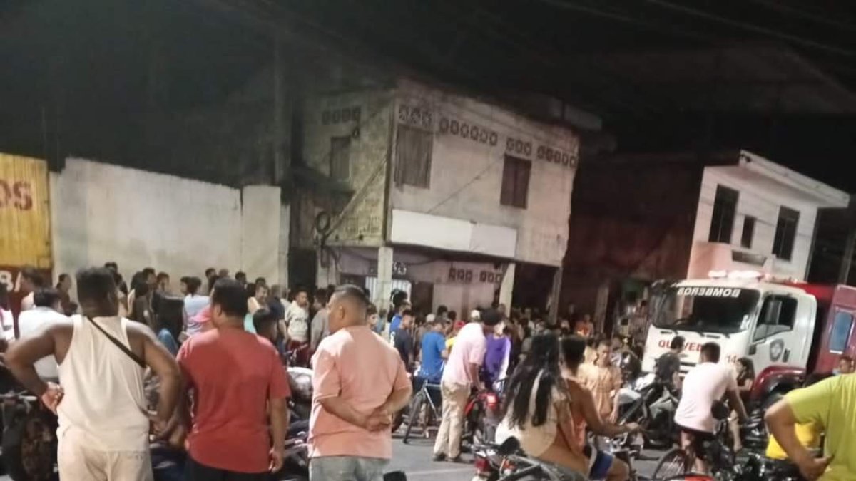 Acto. Vecinos creyeron que era un incendio por algún daño eléctrico