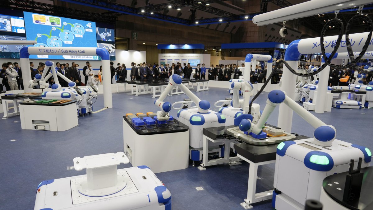 Uno de los elementos más destacados de la iREX2023 es una zona específica para robots industriales.