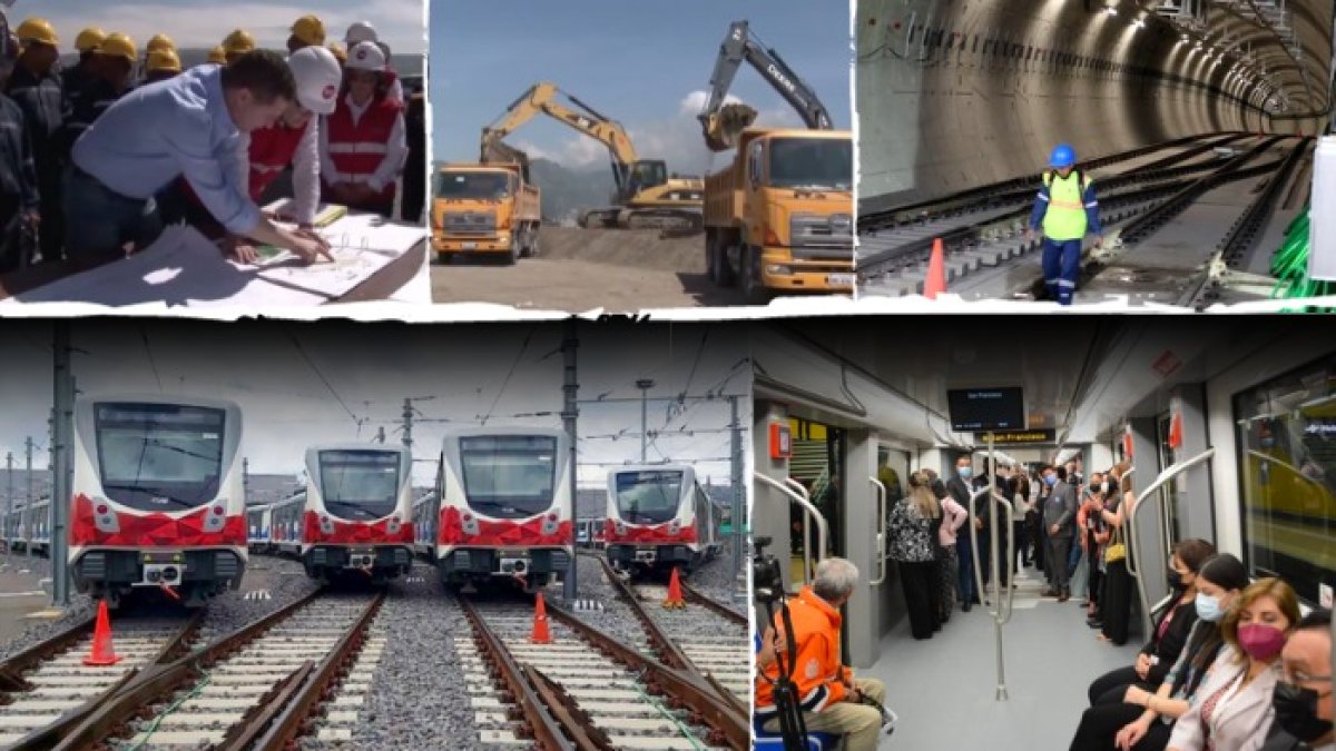 Antes y después. Mauricio Rodas, exalcalde de Quito, recuerda el día en que inició la construcción del Metro.