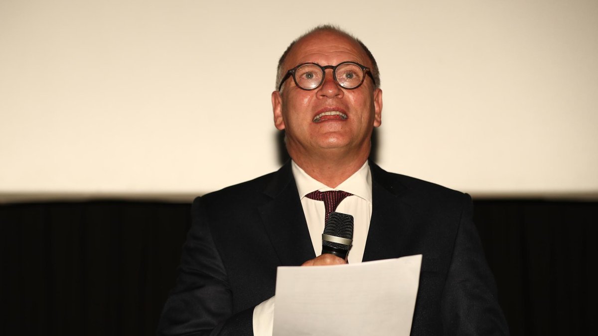 Fotografía de archivo en la que se registró al embajador de la Unión Europea en Ecuador, Charles-Michel Geurts, en Quito (Ecuador).