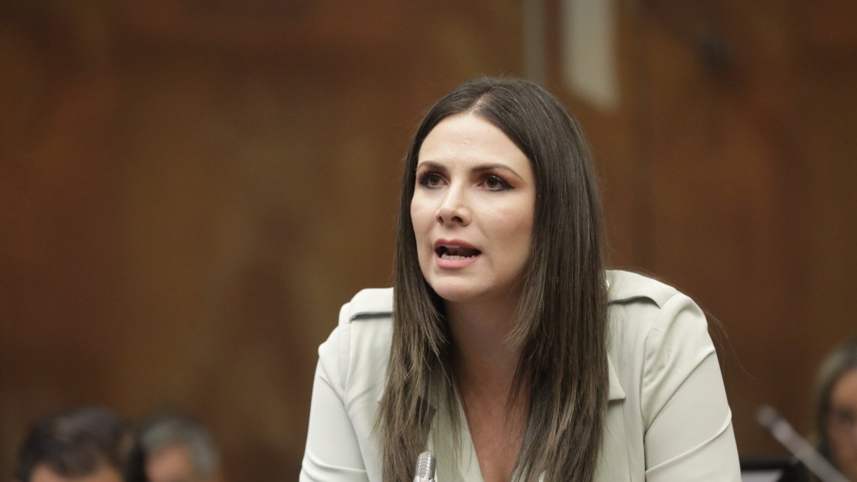 Protagonista. Ana Galarza, con un envolvente discurso hecho de palo y zanahoria, ofreció la alternativa que los acusadores terminaron por aceptar.