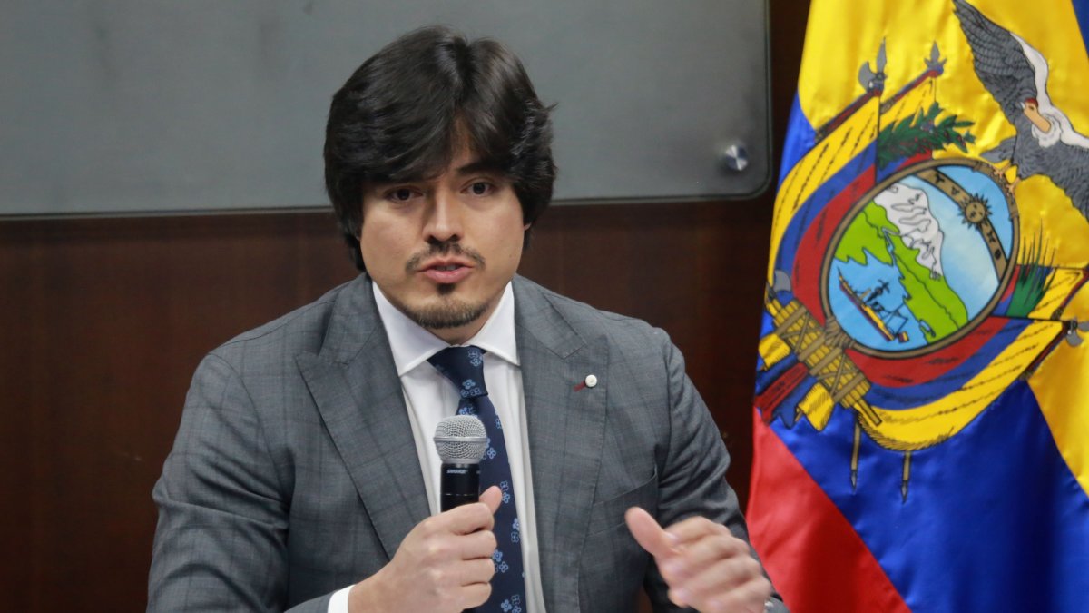 Quito. El nuevo embajador ecuatoriano en la ONU José de la Gasca, en una intervención de 2020.
