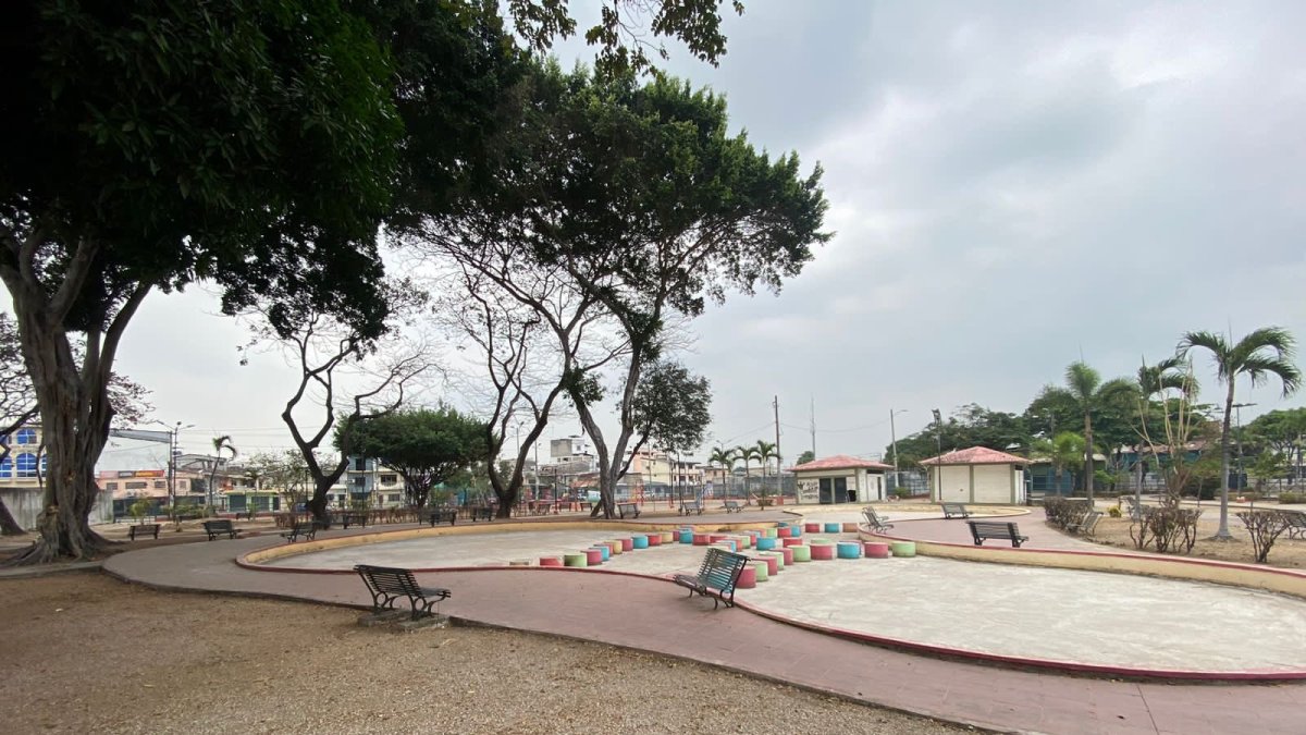 Parque de otras zonas del sur de Guayaquil también fueron reparados