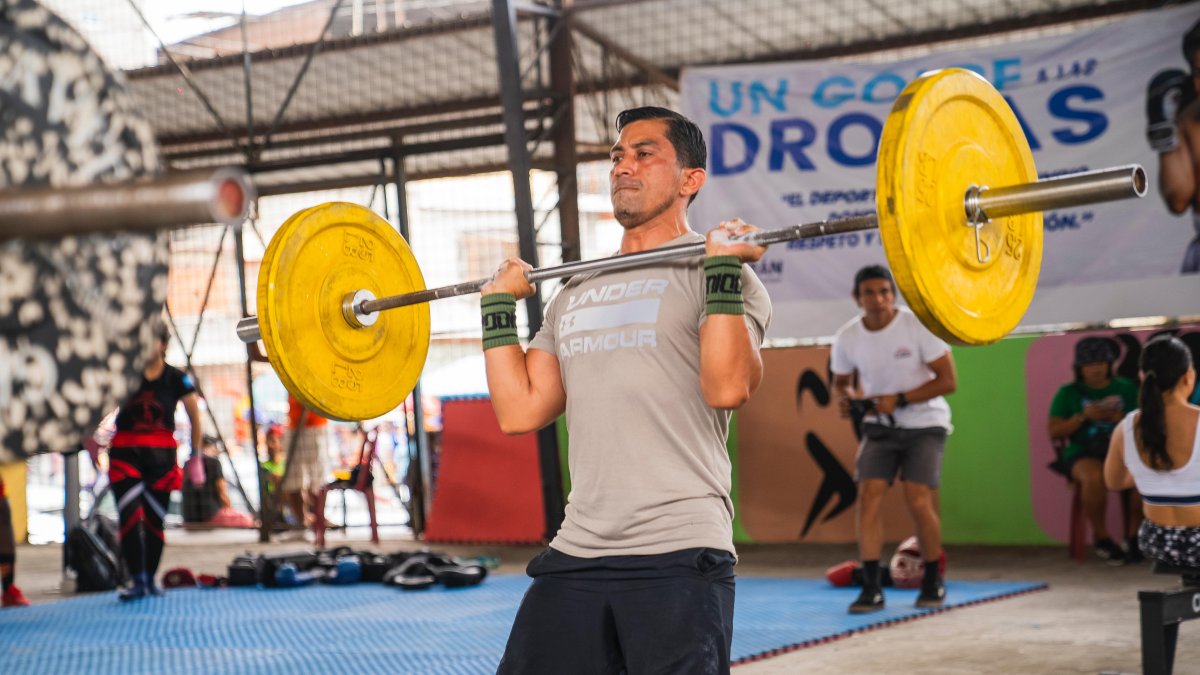 Deporte. Decenas de ciudadanos participaron del evento deportivo.