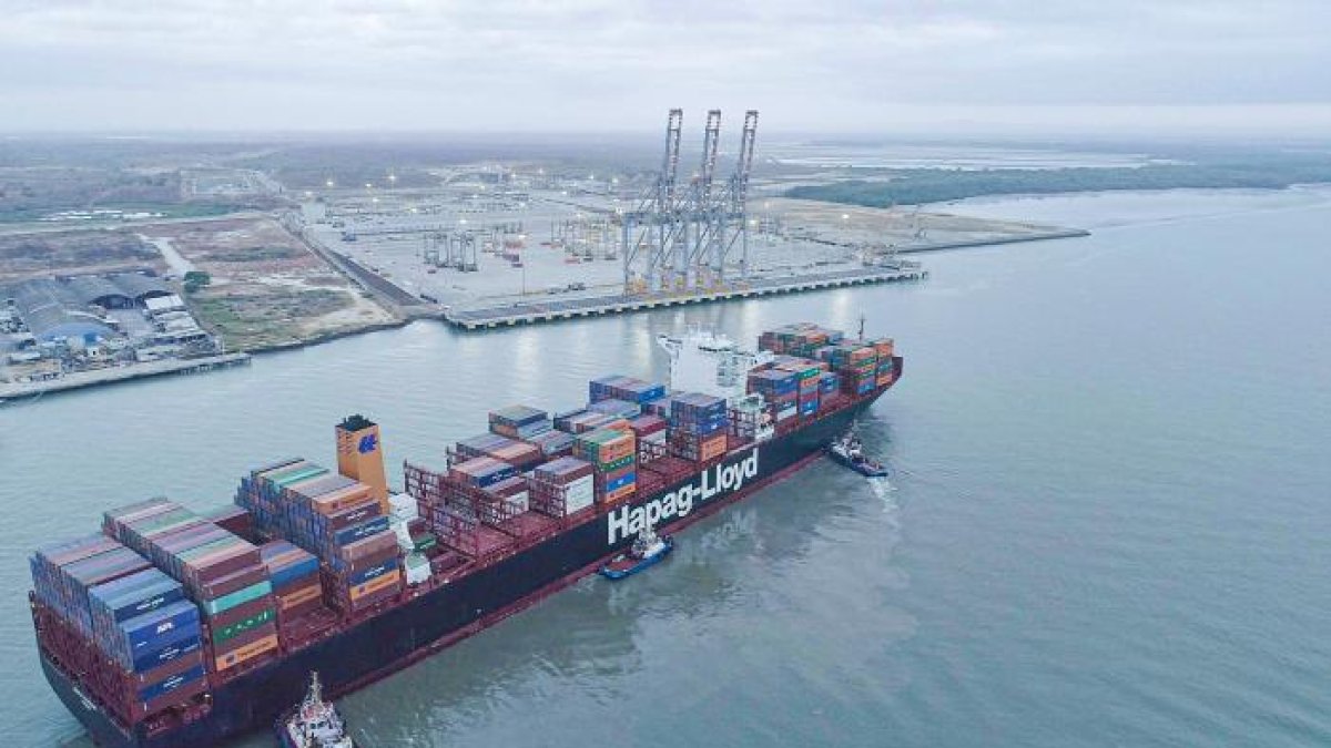 Comercio.- El puerto de DP World en Posorja.