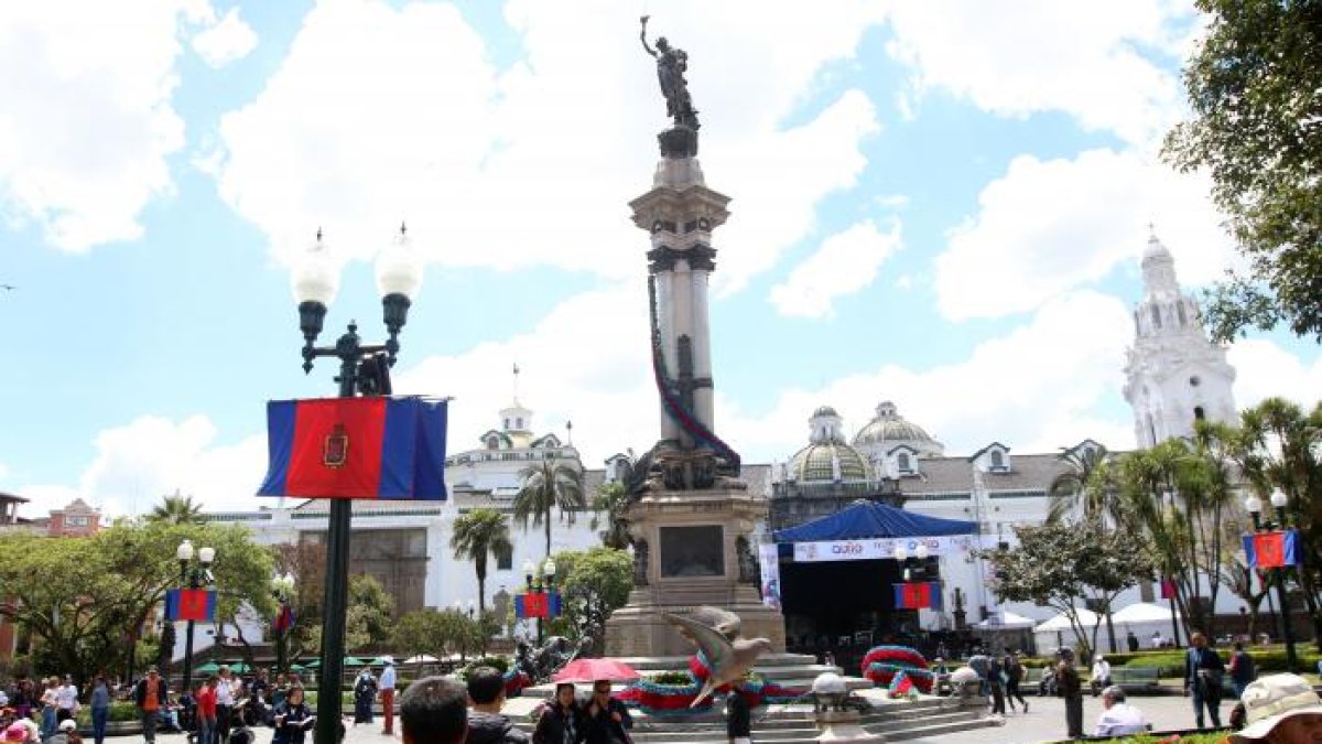 La plaza de la Independencia ha sido el escenario de importantes acontecimientos que se dieron en estos 489 años