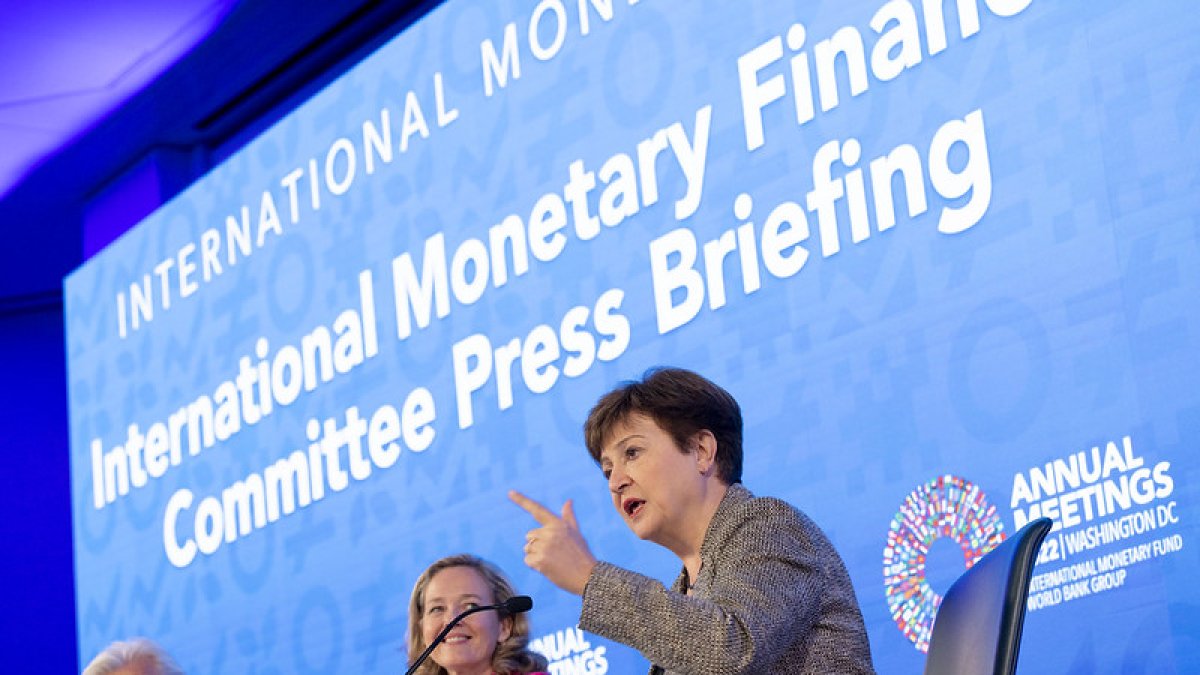 La directora del FMI, Kristalina Georgieva, habló sobre las proyecciones económicas 2024.