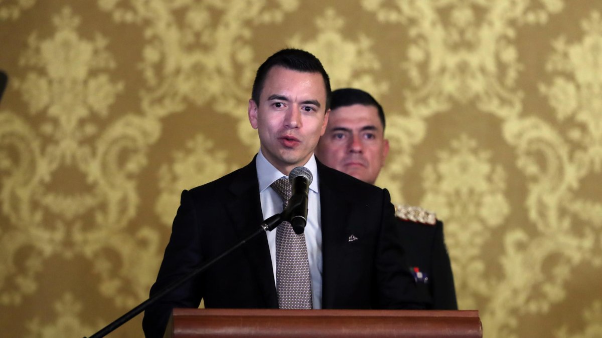 El presidente de Ecuador, Daniel Noboa, en una fotografía de archivo.