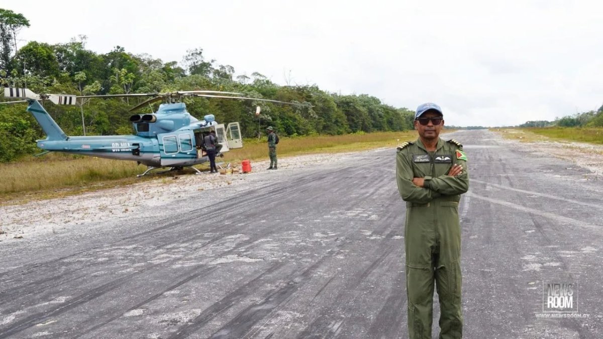 Hallan el helicóptero que partió de la Base Ayanganna, a las 09:23 hora local (14.23 GMT) del miércoles 6 de diciembre de 2023, con tres miembros de la tripulación y cuatro pasajeros.