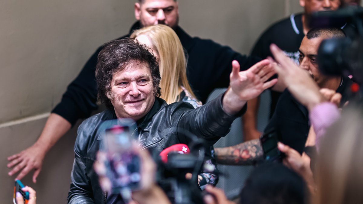 Buenos Aires. El presidente electo, Javier Milei, en una reciente aparición pública, previa a su posesión.