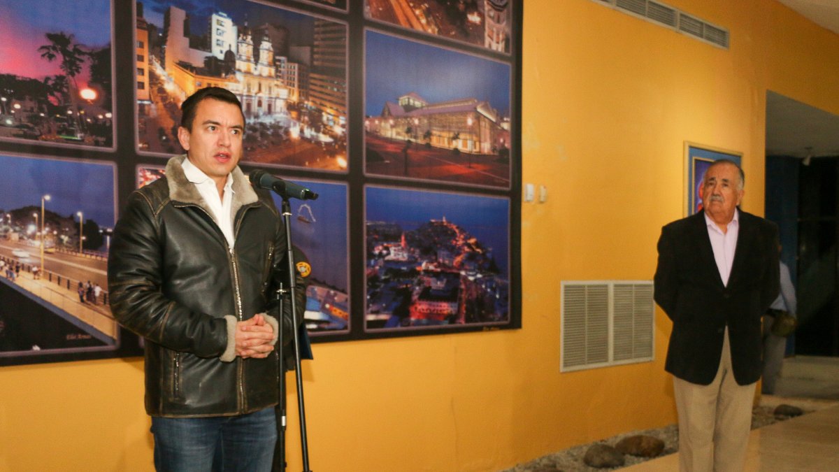 Previo a su viaje a Argentina, Noboa había llegado del Consejo de Seguirdad de la ONU.