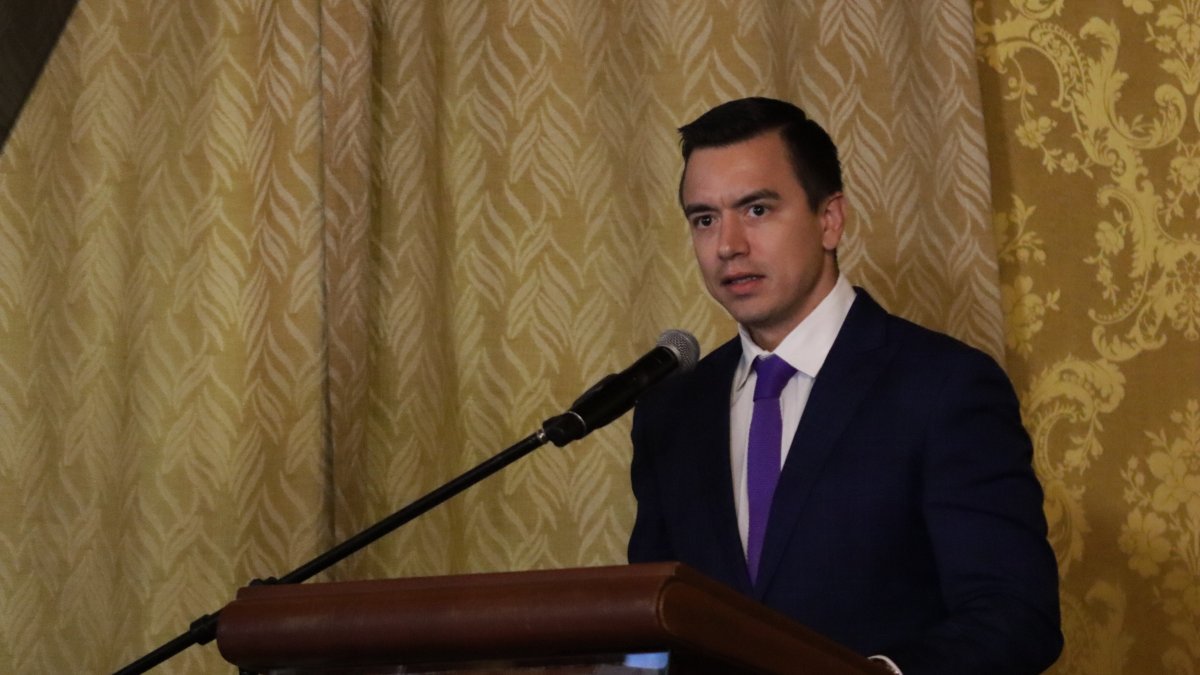 El presidente Daniel Noboa participará de la transmisión de mando presidencial de Argentina.