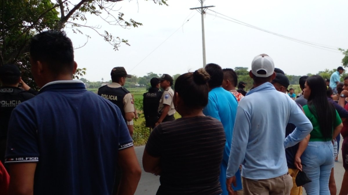 Otro crimen sucedió en el kilómetro 2 de la vía Colimes - Olmedo, provincia de Guayas.