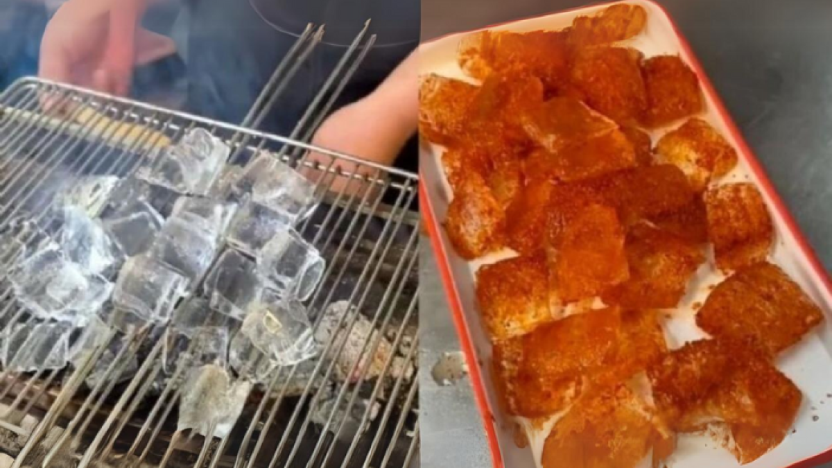 Hielo a la parrilla, es un nuevo plato