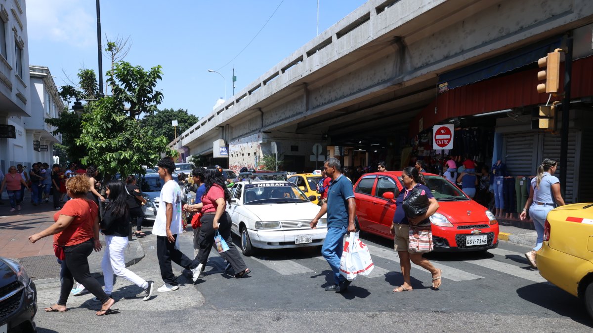 Uno de los hechos que se registró el sábado 9 fue el robo a un transeúnte, por la avenida Olmedo.