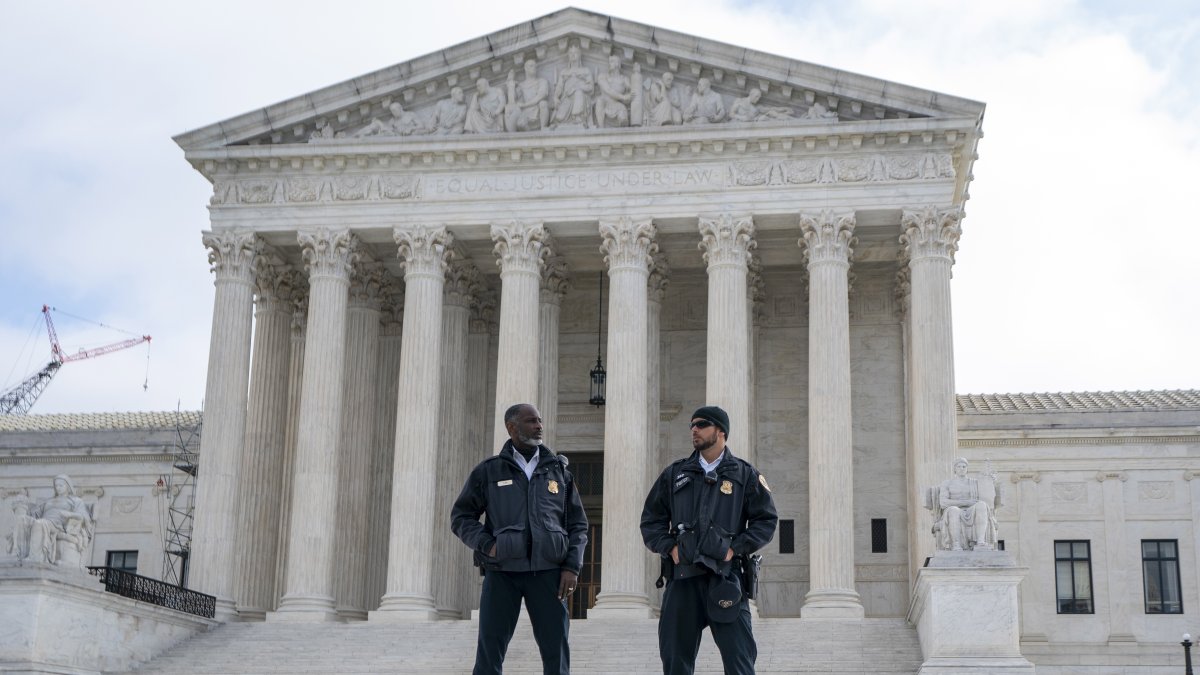 Vista del edificio sede del Tribunal Supremo de EE.UU., en una fotografía de archivo.