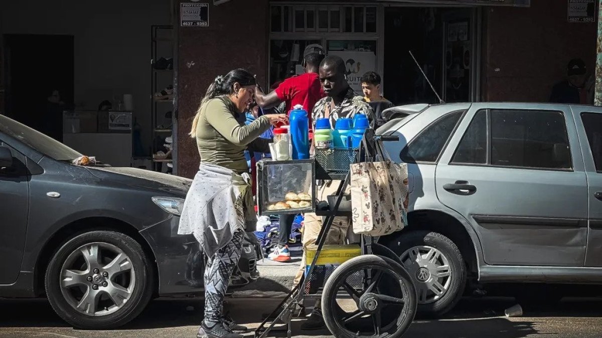 Trabajadores informales en Perú.