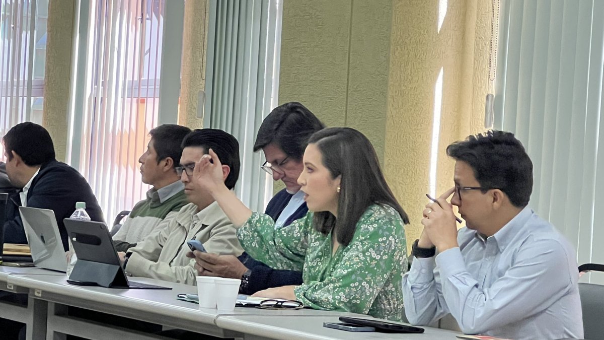 Ana Changuín compartió esta foto durante su participación en las mesas de diálogo de 2022.