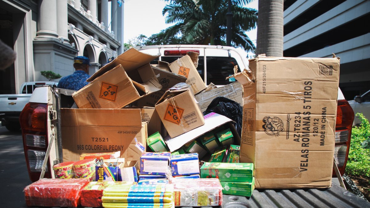 Hecho. Materiales decomisados.