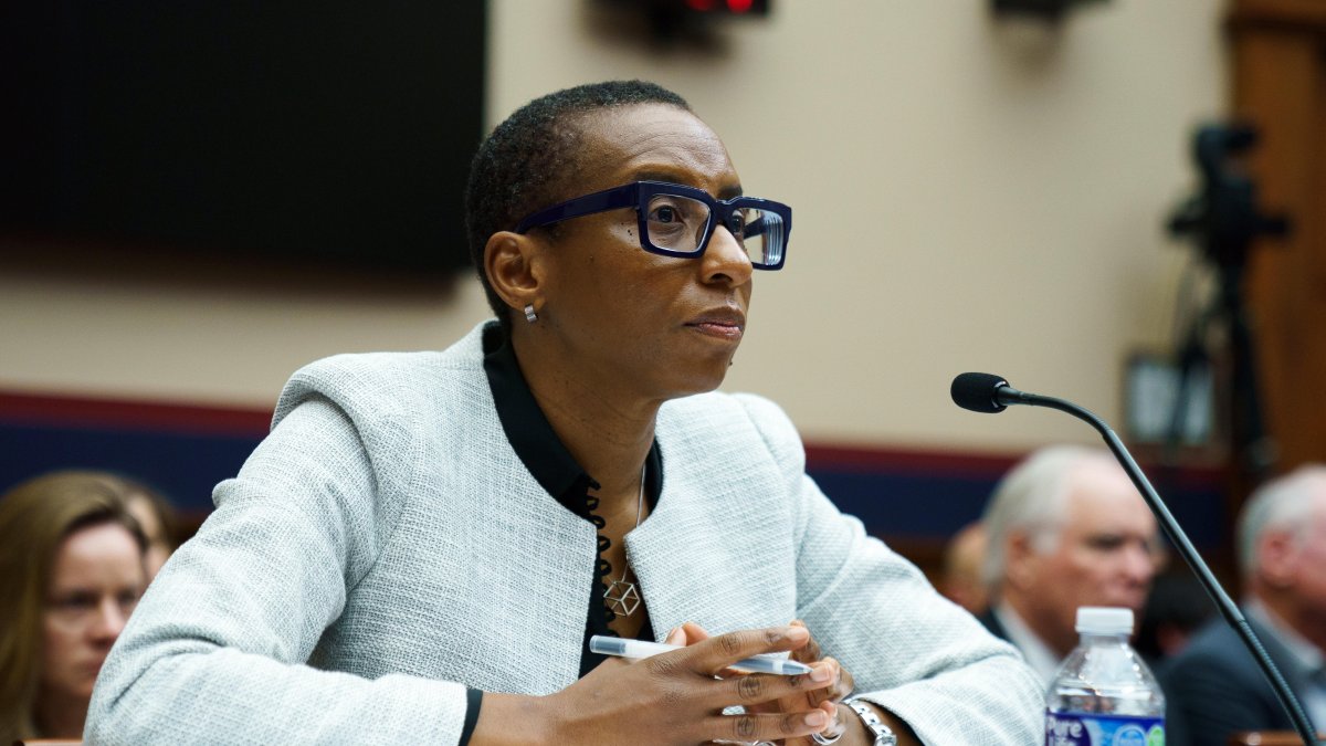 Cambridge. Claudine Gay, rectora de la universidad de Harvard.