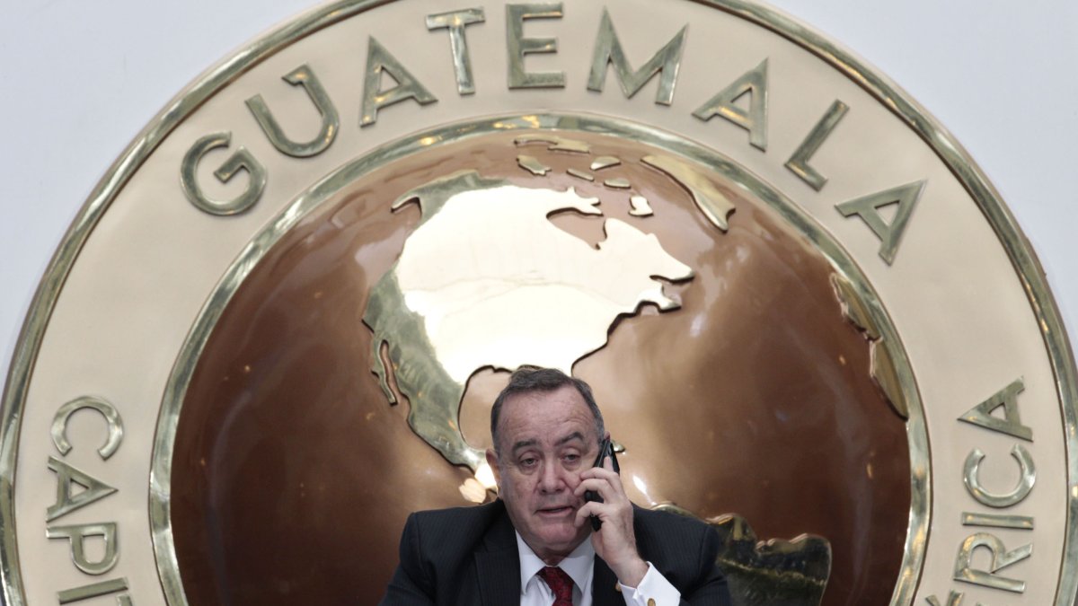 Fotografía de archivo del presidente de Guatemala, Alejandro Giammattei.