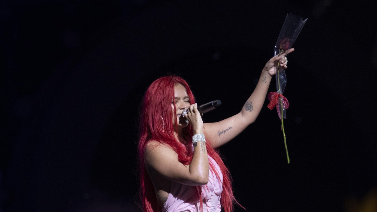 La cantante colombiana Karol G, en una imagen de archivo.