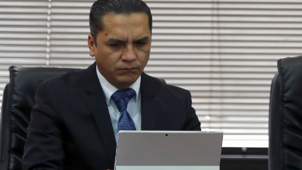 Fotografía de archivo fechada el 30 de septiembre de 2019 que muestra al presidente del Consejo de la Judicatura de Ecuador, Wilman Terán.