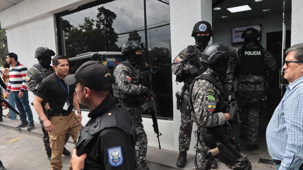 Así permanece la Unidad de Flagrancia.