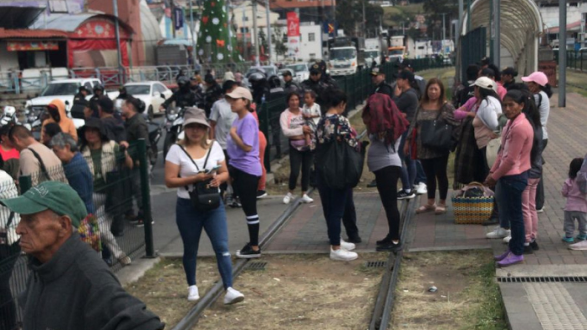 Comerciantes protestaron.