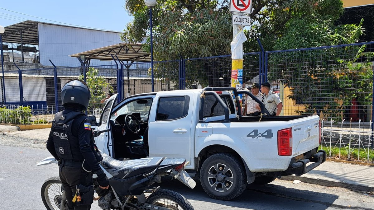 Este es el vehículo en el que se movilizaba Víctor Paucar.