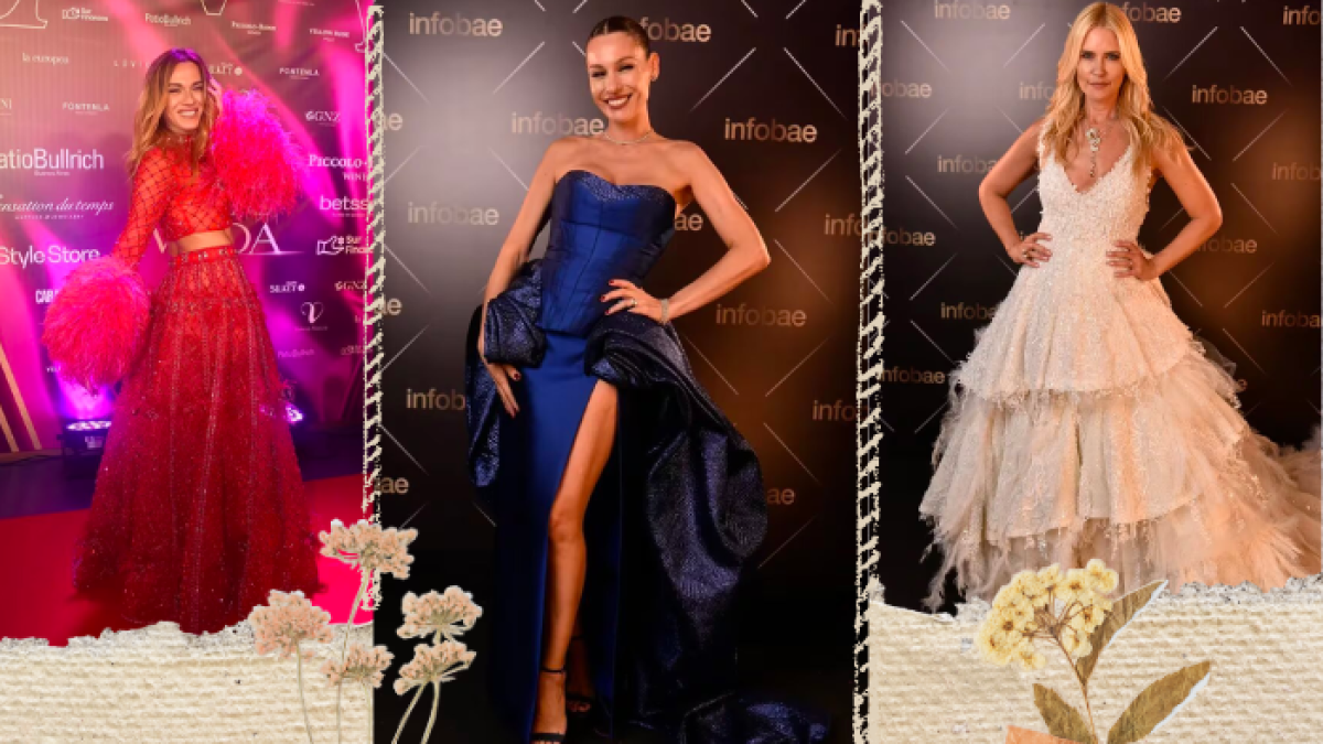 .Mariana Genesio, Carolina Ardohain y Valeria Mazza despampanantes con sus vestidos de alta gala.