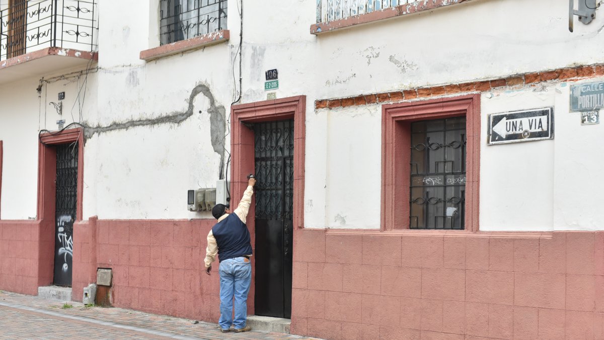Lugar. En esta casa se hallaron los restos del menor de edad asesinado.