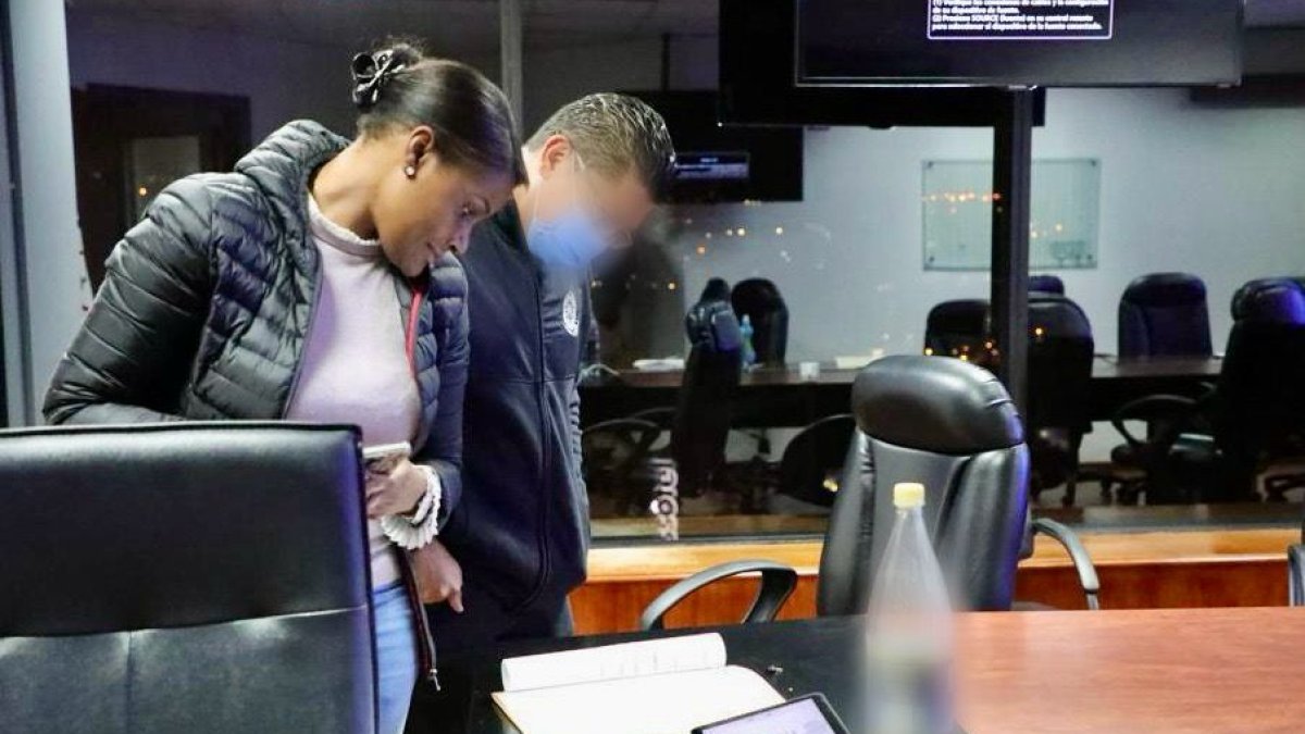 Imagen de cuando allanaron las instalaciones de la Judicatura de Quito.