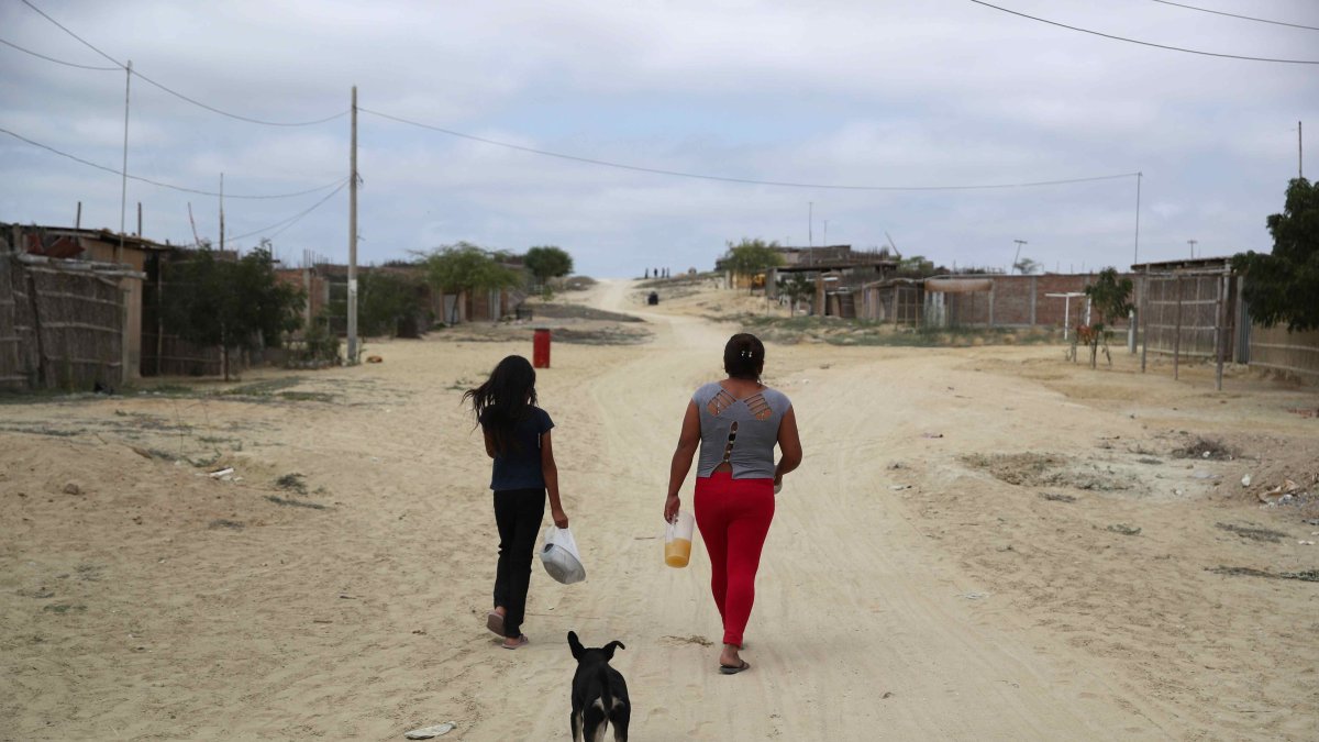 Nuevo San Vicente en el departamento norteño de Piura (Perú).