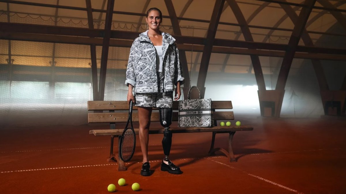 La exclusiva marca de ropa Christian Dior convirtió a la tenista en silla de ruedas, Paulina Dérouléde, en embajadora.