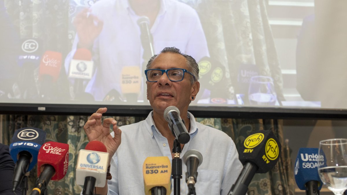 El exvicepresidente de Ecuador, Jorge Glas, en una fotografía de archivo.