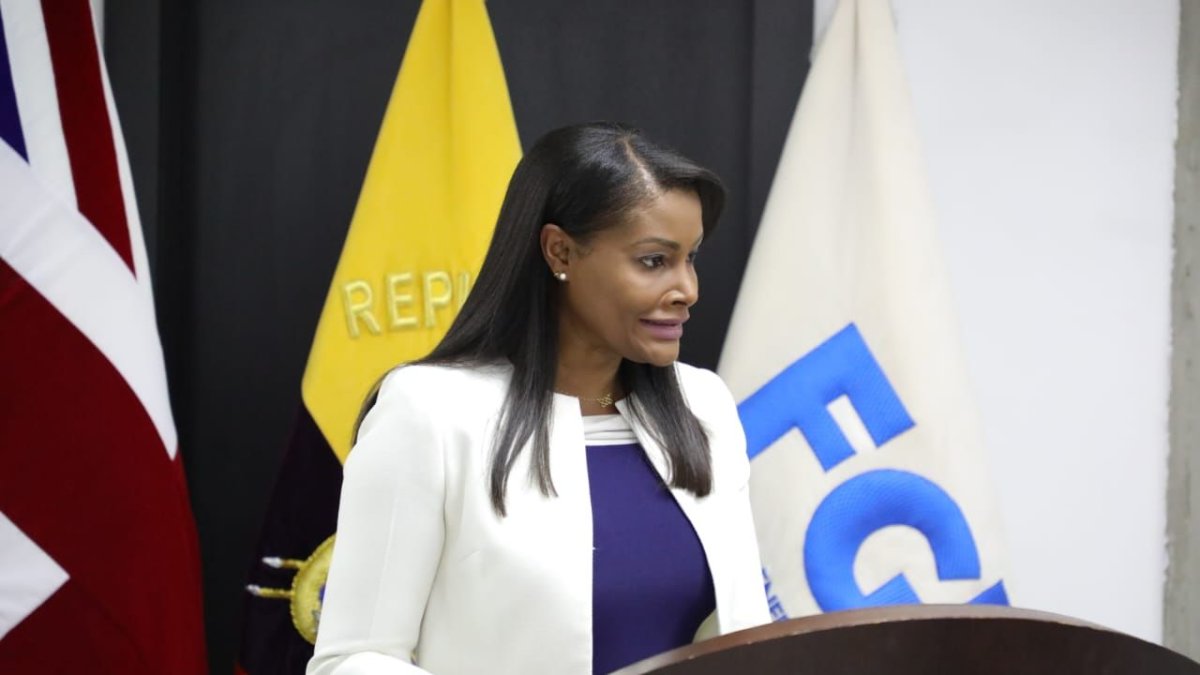 La fiscal general del Estado, Diana Salazar.